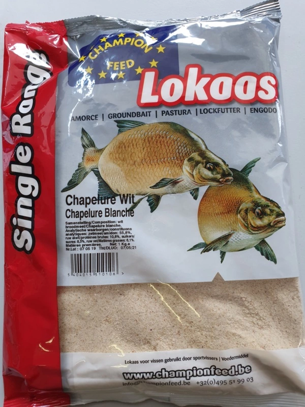 Champion Feed Chapelure Wit Wit Witvis Visvoer 1kg 1 Champion Feed Chapelure Wit Wit Witvis Visvoer 1kg