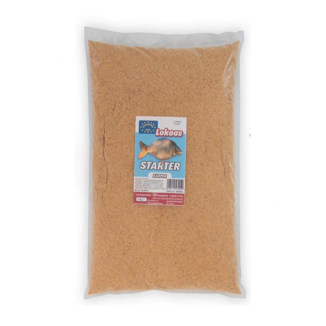 Champion Feed Starter Karper Bruin Witvis Visvoer 5kg 1 Champion Feed Starter Karper Bruin Witvis Visvoer 5kg