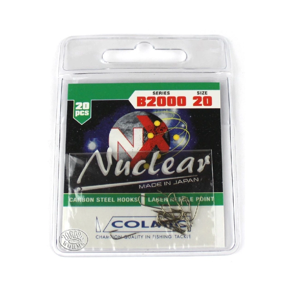 Colmic Nuclear Hooks B2000 Brons Witvis Vishaak 18 1 Colmic Nuclear Hooks B2000 Brons Witvis Vishaak 18