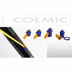 Colmic RBS Strippa 2.0 Blauw - Oranje Witvis Toebehoor Viselastiek Large 7.50x3.70mm