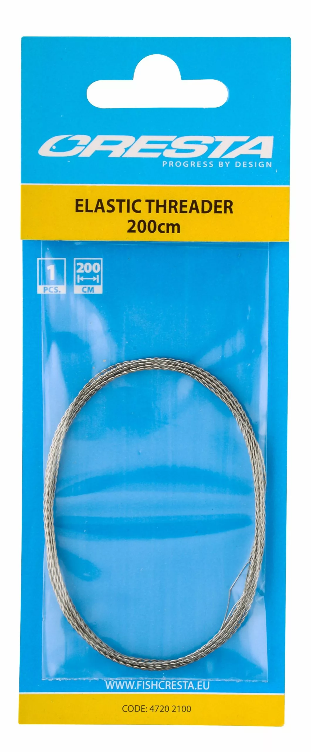 Cresta Diamond Elastic Threader Zilver Witvis Toebehoor Viselastiek 2m00 1 Cresta Diamond Elastic Threader Zilver Witvis Toebehoor Viselastiek 2m00