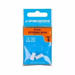 Cresta P.T.F.E. External Bush Wit Witvis Toebehoor Viselastiek Size 6
