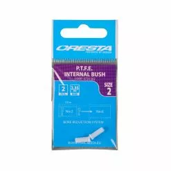 Cresta P.T.F.E. Internal Bush Wit Witvis Toebehoor Viselastiek Size 2