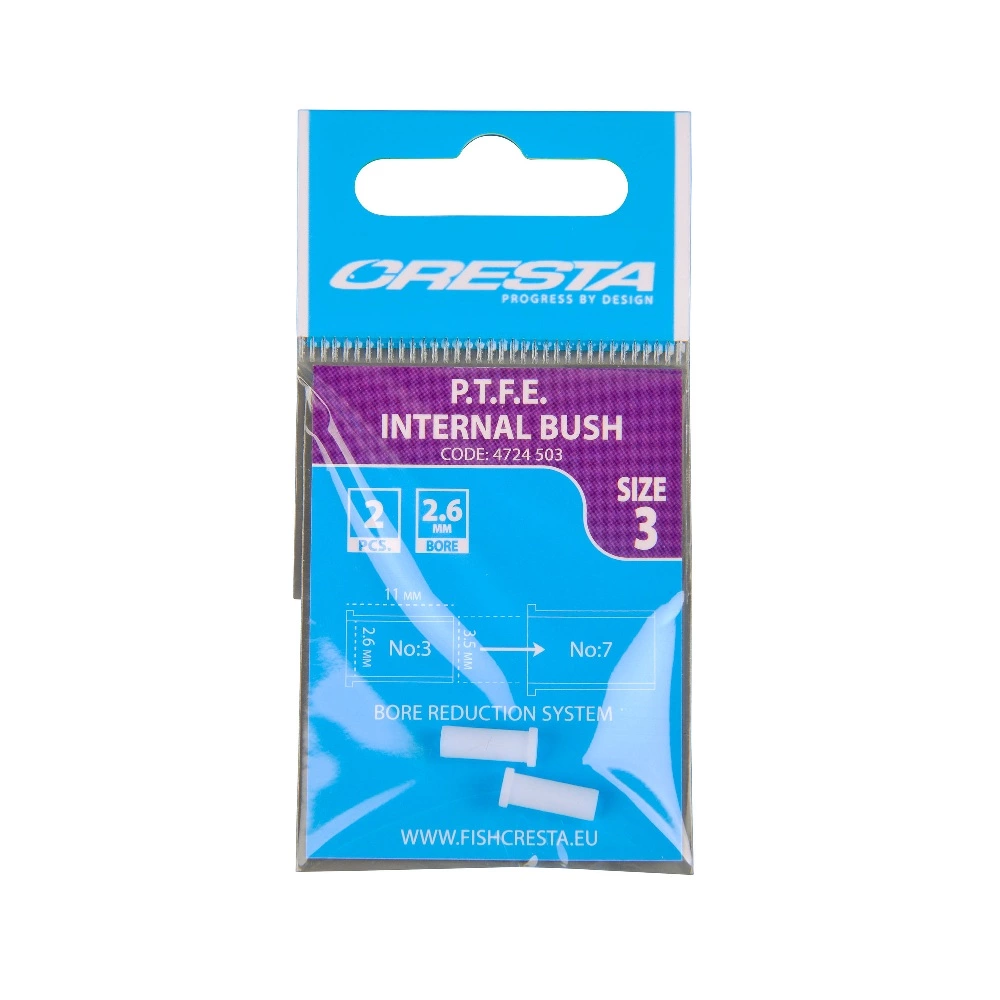 Cresta P.T.F.E. Internal Bush Wit Witvis Toebehoor Viselastiek Size 3 1 Cresta P.T.F.E. Internal Bush Wit Witvis Toebehoor Viselastiek Size 3