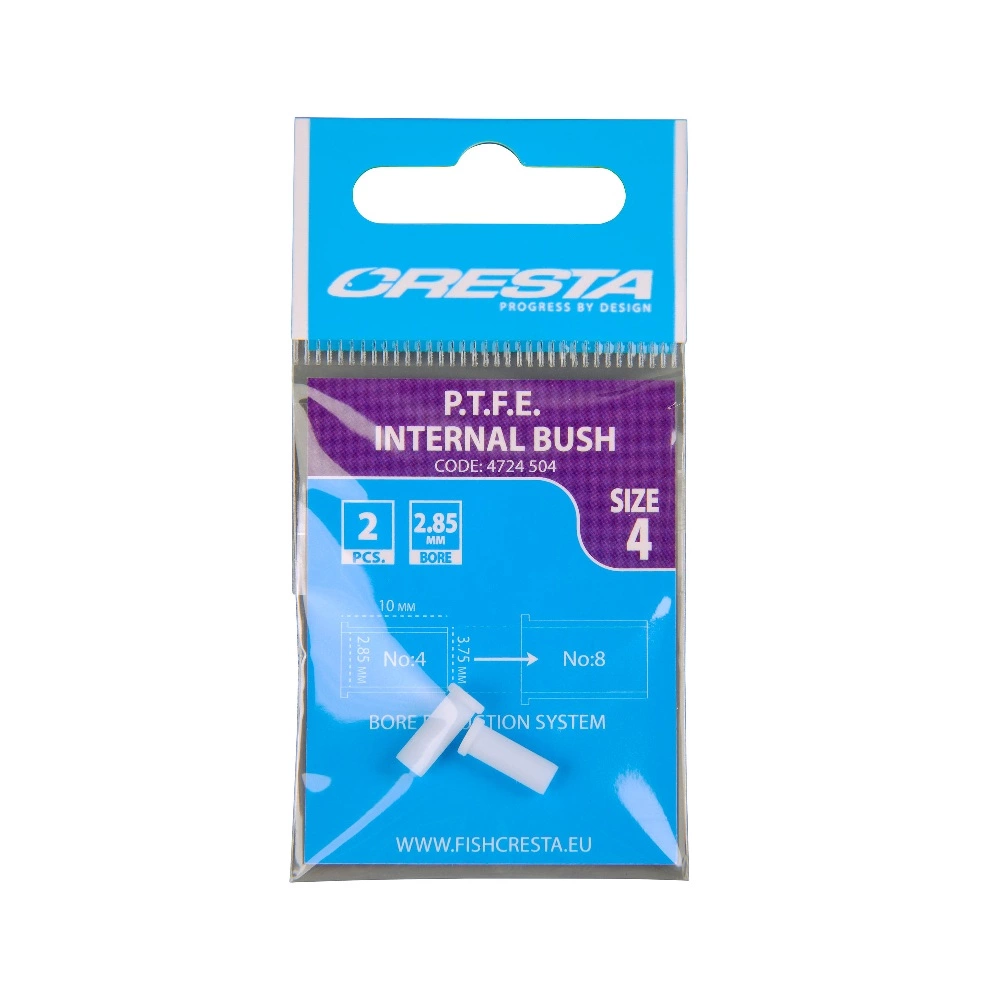 Cresta P.T.F.E. Internal Bush Wit Witvis Toebehoor Viselastiek Size 4 1 Cresta P.T.F.E. Internal Bush Wit Witvis Toebehoor Viselastiek Size 4