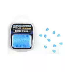 Cresta Silicone Stopper Blauw Witvis Toebehoor Viselastiek Large