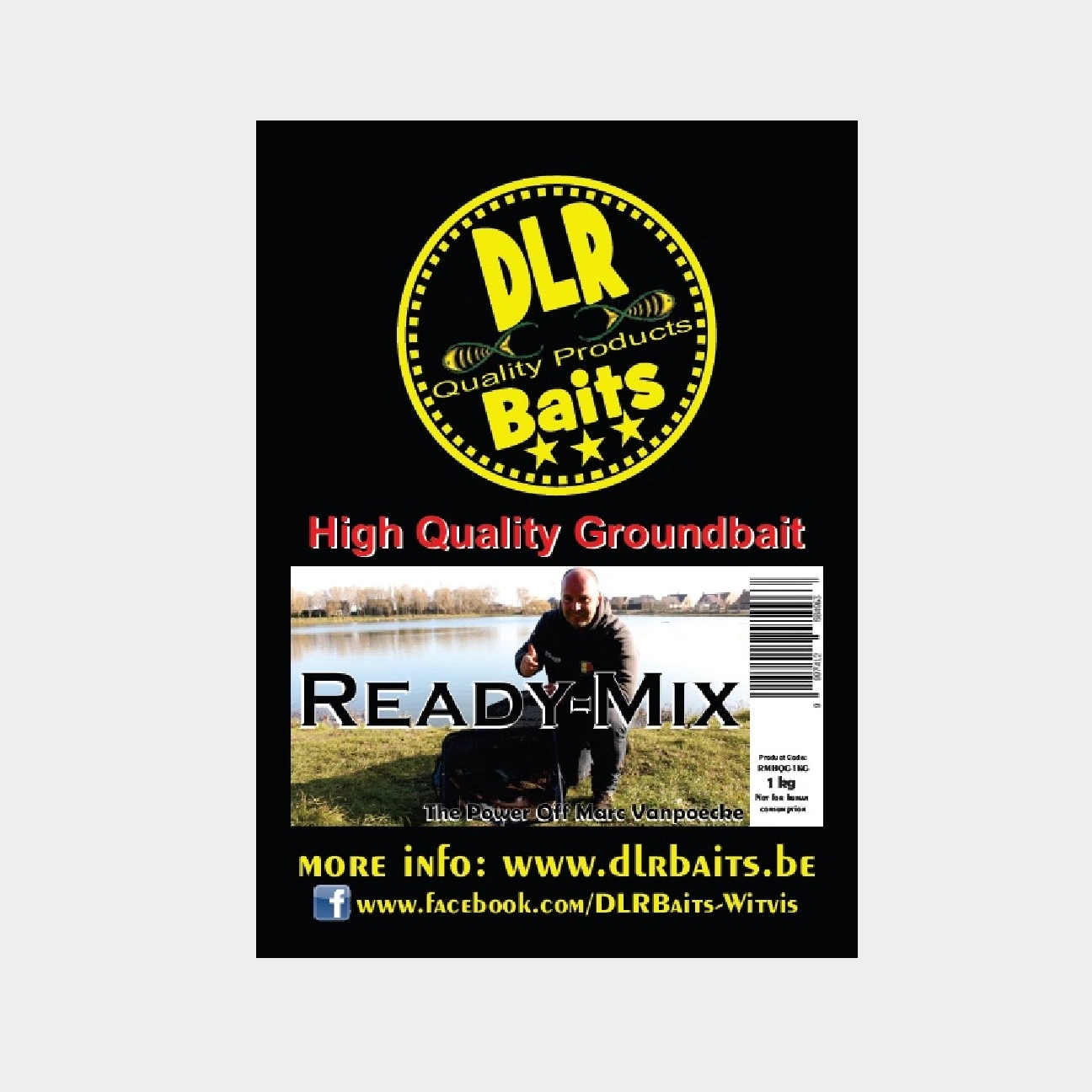 Dlr Baits Witvis Ready-Mix Geel Witvis Visvoer 1kg 1 Dlr Baits Witvis Ready-Mix Geel Witvis Visvoer 1kg