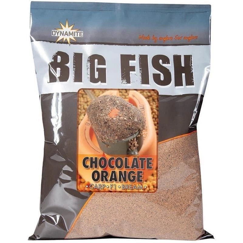 Dynamite Baits Big Fish Chocolate Orange Bruin Witvis Visvoer 1.8kg 1 Dynamite Baits Big Fish Chocolate Orange Bruin Witvis Visvoer 1.8kg