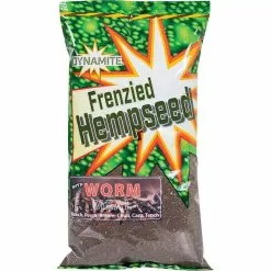 Dynamite Baits Frenzied Hempseed Worm Meal 1kg Bruin Witvis Visvoer 1kg