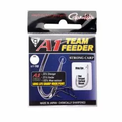 Gamakatsu A1 Team Feeder Strong Carp Zwart Witvis Vishaak 10