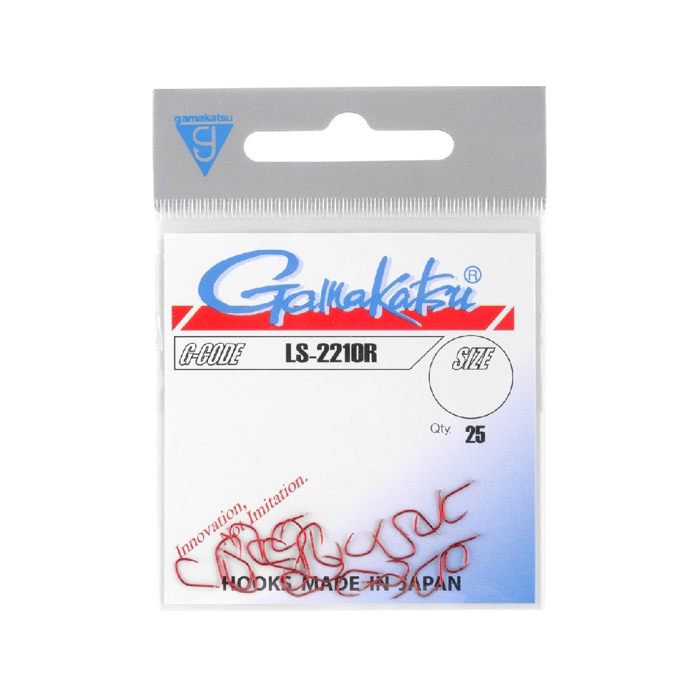 Gamakatsu LS-2210R Rood Witvis Vishaak 10 1 Gamakatsu LS-2210R Rood Witvis Vishaak 10