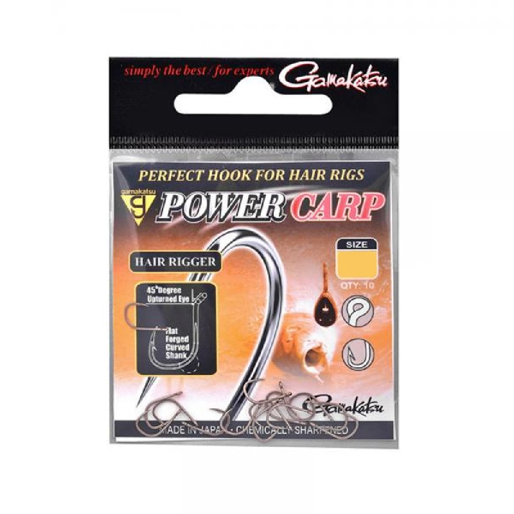 Gamakatsu Power Carp Hair Rigger Brons Witvis Vishaak 10 1 Gamakatsu Power Carp Hair Rigger Brons Witvis Vishaak 10