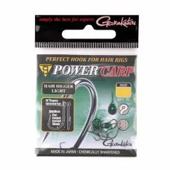 Gamakatsu Power Carp Hair Rigger Light Ns Black Witvis Vishaak 14