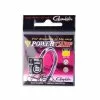 Gamakatsu Power Carp Ring Eye Barbless Zwart Witvis Vishaak 14