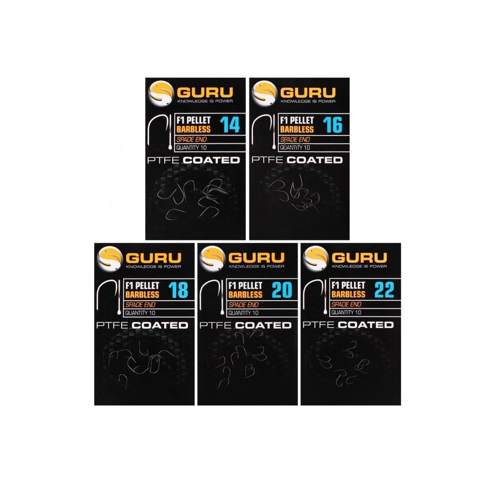 Guru F1 Pellet Grijs - Zwart Witvis Vishaak 16 1 Guru F1 Pellet Grijs - Zwart Witvis Vishaak 16