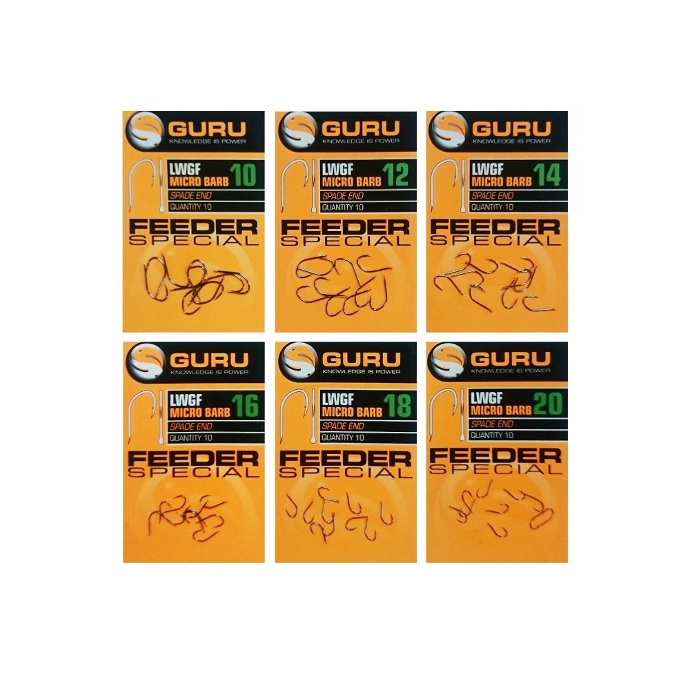 Guru LWGF Feeder Special Grijs - Zwart Witvis Vishaak 16 1 Guru LWGF Feeder Special Grijs - Zwart Witvis Vishaak 16