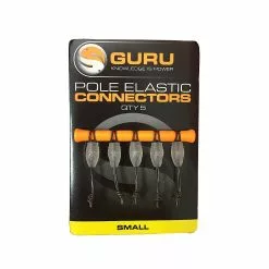 Guru Pole Elastic Connector Bruin Witvis Toebehoor Viselastiek Small