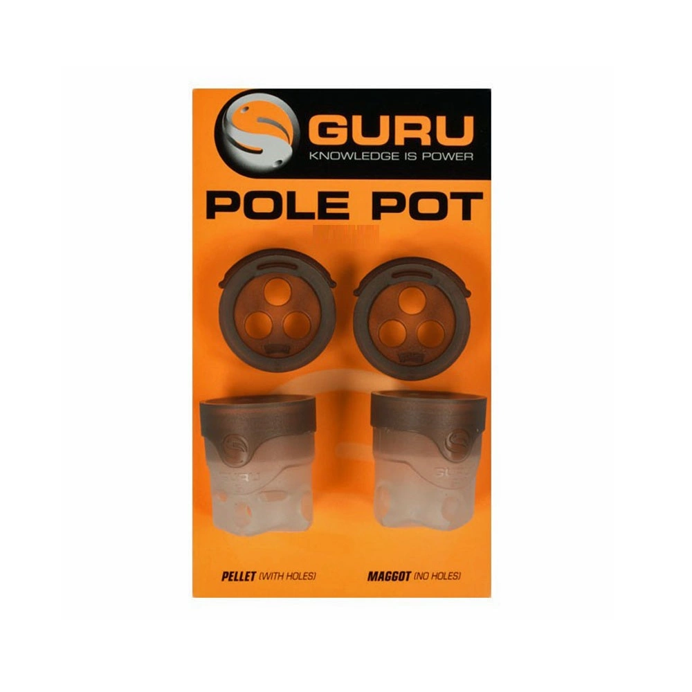 Guru Pole Pot Bruin - Clear Witvis Viskatapult Medium 1 Guru Pole Pot Bruin - Clear Witvis Viskatapult Medium