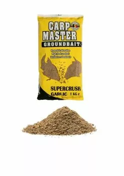 Marcel Van Den Eynde Carp Master Supercrush Garlic Bruin - Geel Witvis Visvoer 1kg