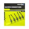 Matrix Dacron Connectors Bruin - Clear Witvis Toebehoor Viselastiek Small