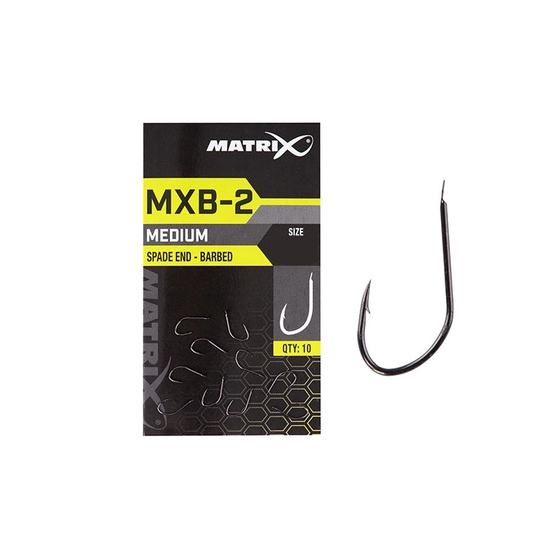 Matrix MXB-2 Spade End Barbed Zilver - Nickel Witvis Vishaak 18 1 Matrix MXB-2 Spade End Barbed Zilver - Nickel Witvis Vishaak 18