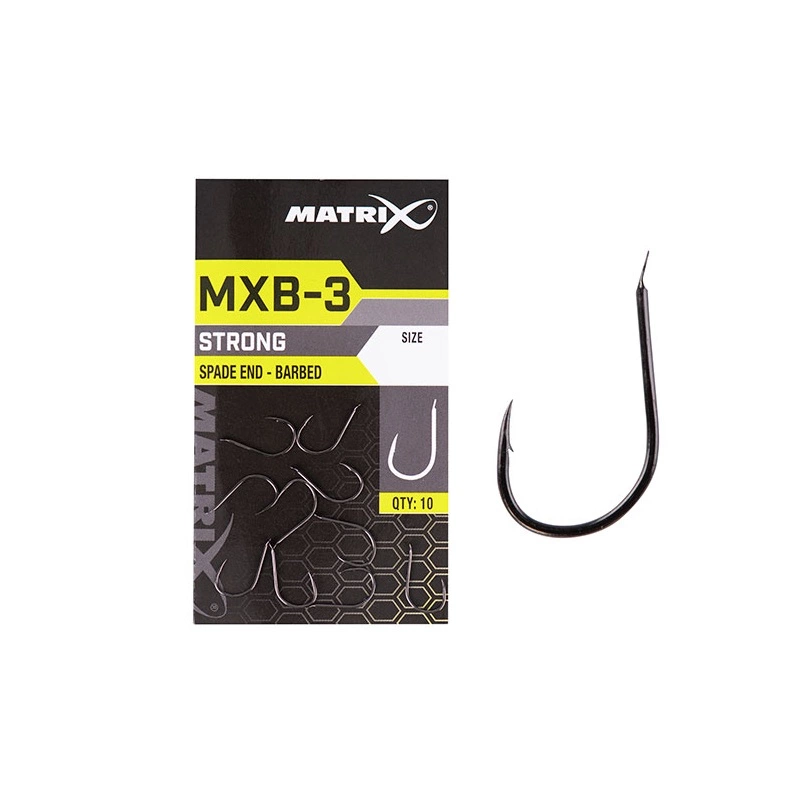 Matrix MXB-3 Spade End Barbed Zilver - Nickel Witvis Vishaak 14 1 Matrix MXB-3 Spade End Barbed Zilver - Nickel Witvis Vishaak 14