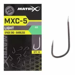 Matrix MXC-5 Spade End Barbless Zilver - Nickel Witvis Vishaak 20