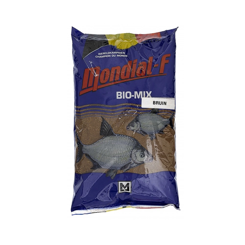 Mondial-f Bio-Mix Bruin Witvis Visvoer 2kg 1 Mondial-f Bio-Mix Bruin Witvis Visvoer 2kg