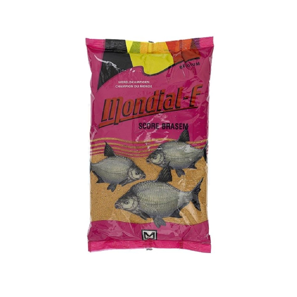 Mondial-f Score Brasem Bruin - Geel Witvis Visvoer 1kg 1 Mondial-f Score Brasem Bruin - Geel Witvis Visvoer 1kg