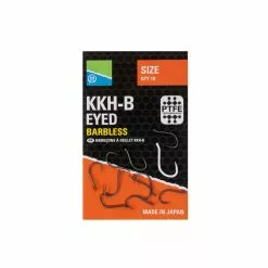 Preston Innovations KKH Barbless Eyed Nickel Witvis Vishaak 16