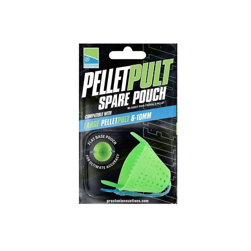 Preston Innovations Pelletpult Spare Pouch Blauw - Groen Witvis Viskatapult Large 1 Preston Innovations Pelletpult Spare Pouch Blauw - Groen Witvis Viskatapult Large