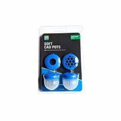 Preston Innovations Soft CAD Pots Blauw - Clear Witvis Viskatapult Medium