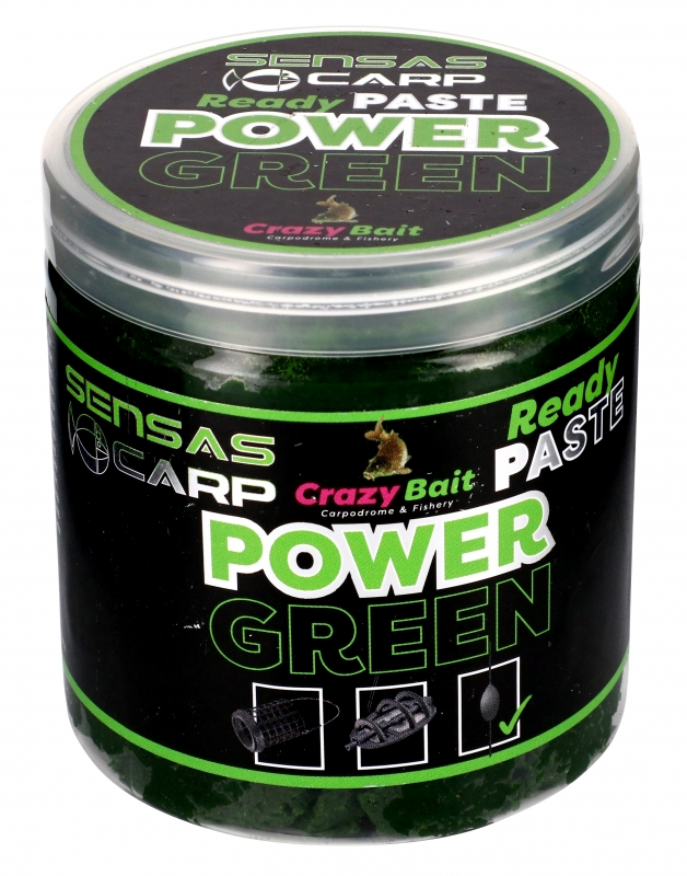 Sensas Ready Paste Power Green Groen Witvis Visvoer 250g 1 Sensas Ready Paste Power Green Groen Witvis Visvoer 250g