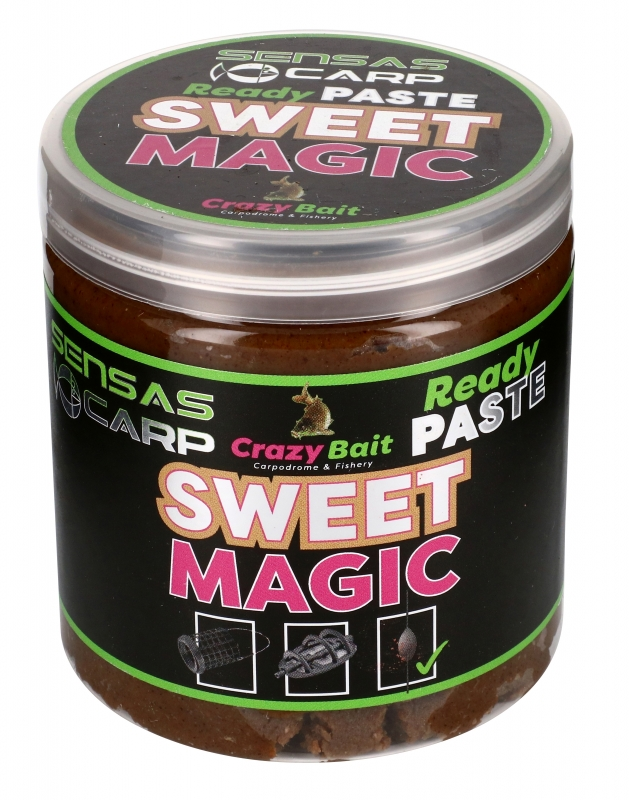 Sensas Ready Paste Sweet Magic Bruin Witvis Visvoer 250g 1 Sensas Ready Paste Sweet Magic Bruin Witvis Visvoer 250g