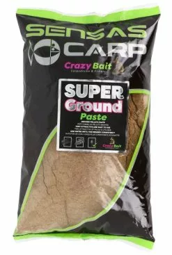 Sensas Super Ground Paste 1kg Bruin Witvis Visvoer