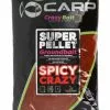 Sensas Super Pellet Groundbait Spicy Crazy 1kg Rood Witvis Visvoer