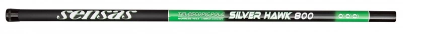 Sensas Tele Silver Hawk 500 Zwart - Groen Witvis Vaste Hengel 5m00 1 Sensas Tele Silver Hawk 500 Zwart - Groen Witvis Vaste Hengel 5m00