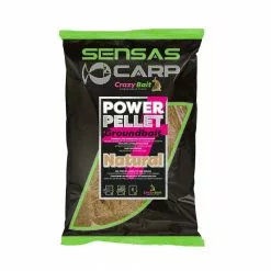 Sensas UK Power Pellet Plus Naturel Bruin Witvis Visvoer 2kg