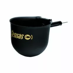 Sensas Voercup 2 Maten Zwart Witvis Viskatapult